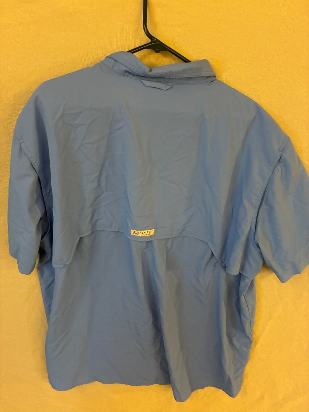 Realtree Fishing Shirt Mens Size XXL Vented Blue Button Down SS Outdoor Gorpcore - Picture 4 of 8